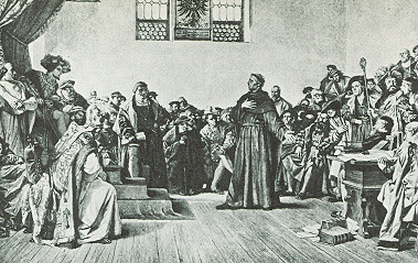Martin Luther at the Diet of Worms