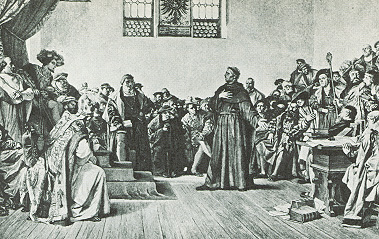 Martin Luther at the Diet of Worms